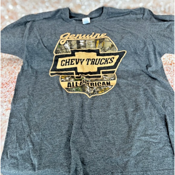 Chevy Trucks GM gray camo T Shirt Size XL men - Picture 1 of 3